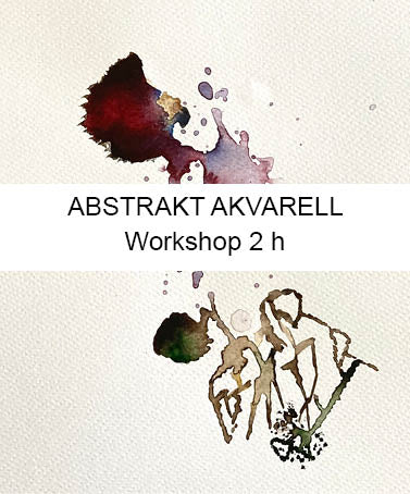 Workshop fredag 26 september- ABSTRAKT AKVARELLMÅLNING - 2 h