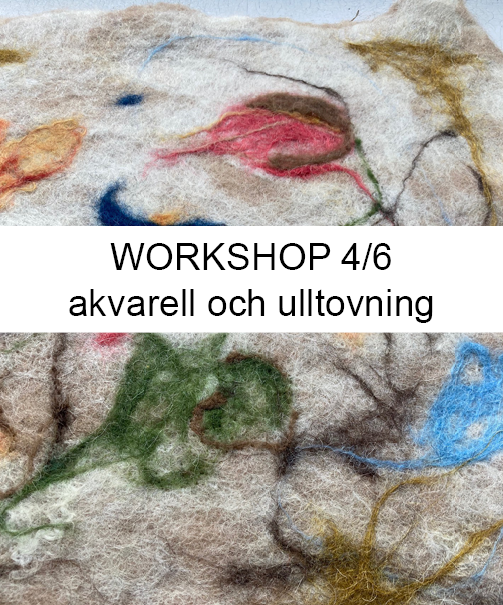 Måla med pensel och ull - 1 dags workshop
